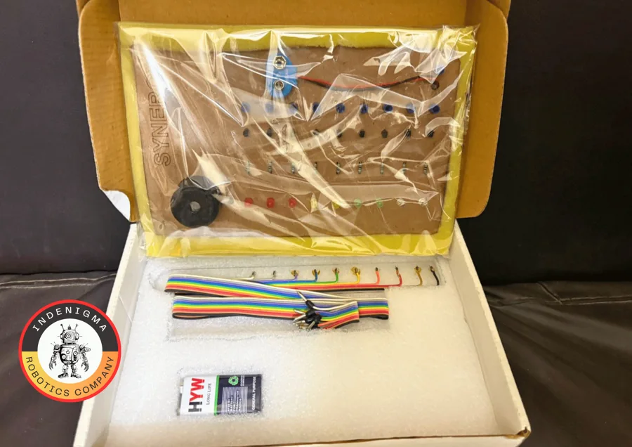 Synergy Strider kit with mechanical parts and wiring