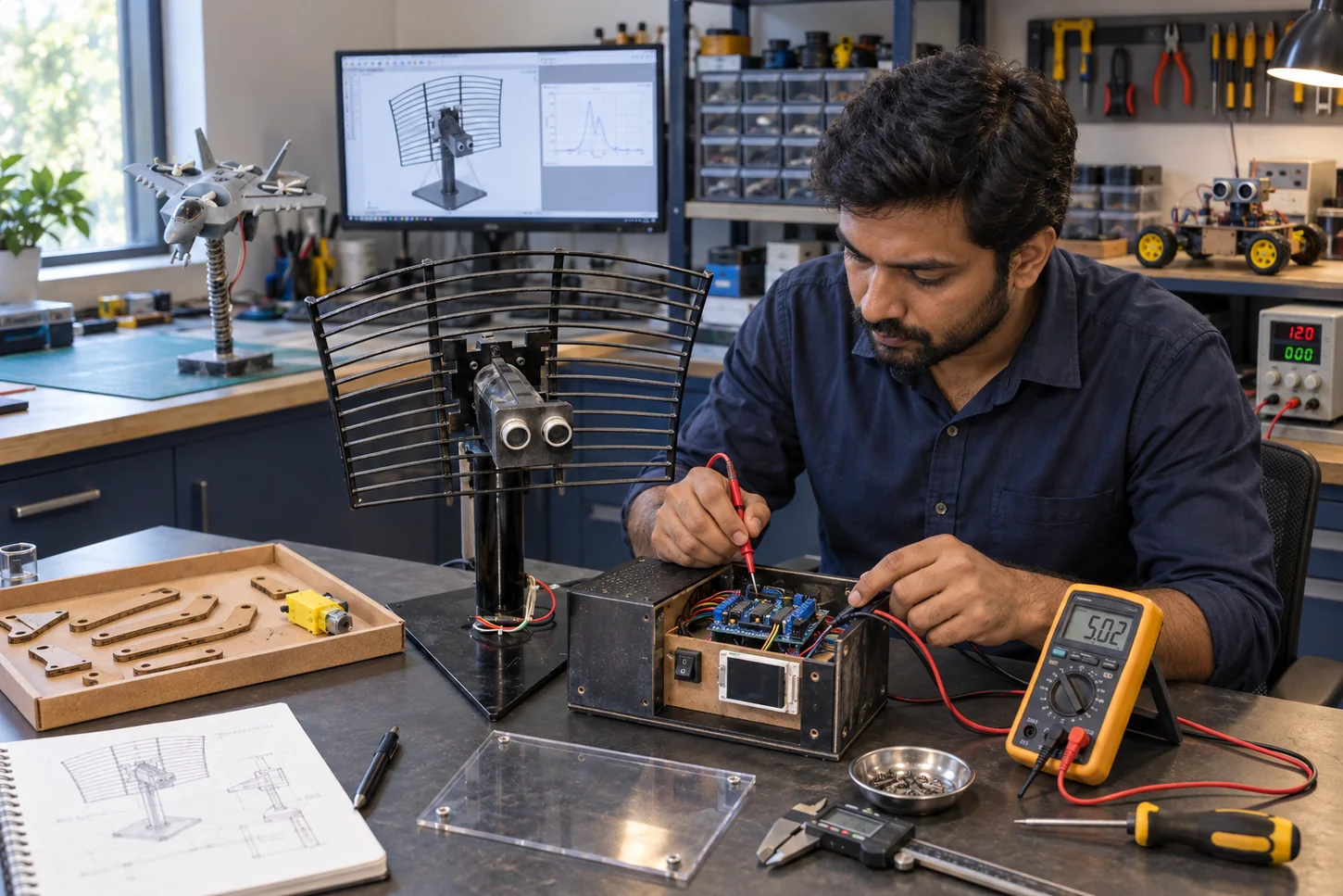 Engineering R&D prototype testing and development at IndEnigma